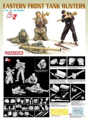 OKW-Waffen SS WWII Tank hunters "Eastern front" Infantry troops set - Dragon Gen2 edition