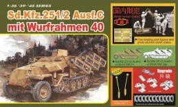 Wehrmacht-HEER Hanomag Sd.Kfz. 251/2 Ausf.C + Wurfrahmen 40 Half-tracked rocket launcher armoured carrier