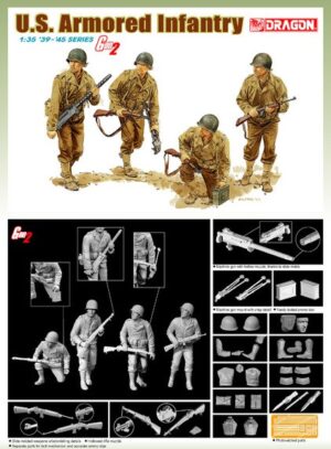 USA "United States Army" WWII Armored division infantry troops set - Dragon Gen2 edition