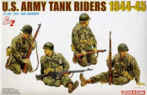 USA "United States Army" Tank riders "1944-1945" troops set