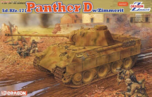 Wehrmacht-HEER MAN AG/Daimler-Benz Sd.Kfz.171 Pz.Kpfw.V PANTHER Ausf. D  Medium tank  -  Dragon "Zimmerit inside"