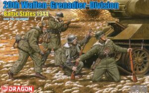 OKW-Waffen SS "20th waffen grenadiers division - Baltic states 1944" troops set