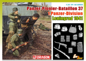 Wehrmacht-HEER WWII Panzer-pioner bataillon "1st Panzer division - Leningrad 1941“ Infantry troops set - Dragon Gen2Gear edition