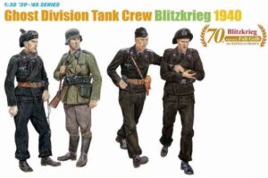 Wehrmacht-HEER WWII 7th Panzerdivision “Ghost Division - Blitzkrieg 1940" Tank crew set - "70th anniversary Fall Gelb operation blitzkrieg"