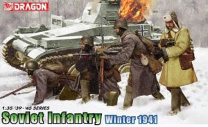 Russian Soviet Army "Red Army" WWII Soviet infantry "Winter 1941" troops set