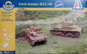 RE “Regio Esercito” Ansaldo M13/40 Medium tank "Two models box"