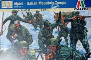 RE "Regio Esercito" WWII "Alpini" Italian mountain troops set