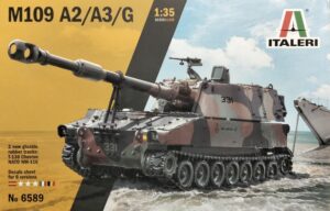 USA "United States Army" Chrysler-GM M109 Paladin 155mm SPH  Self-propelled turreted Howitzer artillery gun  "M109 A2/A3/G  Three versions box edition"