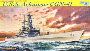 USN “United States Navy” Newport News Shipbuilding CGN-41 USS Arkansas Nuclear-propelled Guided-missile cruiser – “Virginia class”   -   Dragon Smart Kit