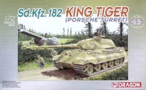 Wehrmacht-HEER Henschel/Krupp Sd.Kfz.267 “KONIGS TIGER” Pkw. Tiger Ausf.B "Porsche Hull"  Heavy tank  -  Dragon "Die-Cast metal parts" Kit