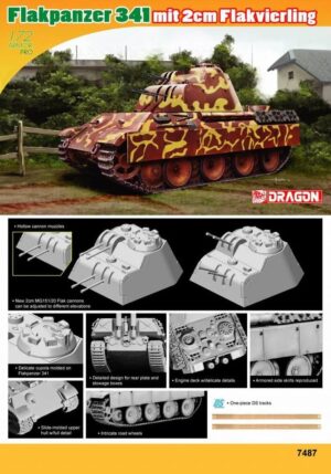 Wehrmacht-HEER Alkett/Rheinmetall AG FlaKpanzer-panther 341 COELIAN+2cm Flakvierling  Self-propelled anti-aircraft gun