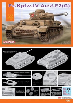 Wehrmacht-HEER Krupp/VOMAG/Nibelungenwerk Sd.Kfz.161 Pz.Kpfw.IV Ausf.F2 (G)  Medium tank