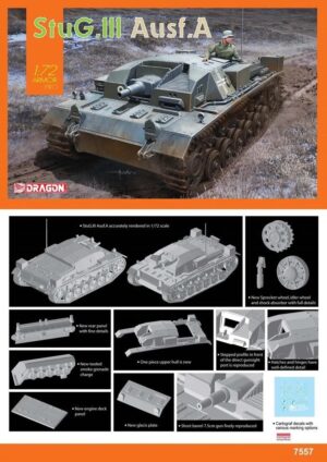 Wehrmacht-HEER Alkett StuG III Ausf.A Sd.Kfz.142+7.5 Kanone  Assault gun