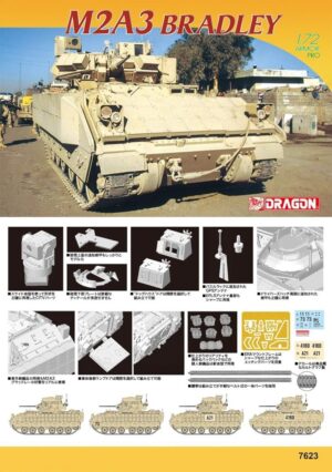 USA “United States Army ” United Defence M3A2 Bradley  Infantry fighting vehicle