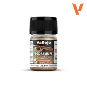 Vallejo DIORAMA FX 35ml Landscape Texture – Warm Orange 0.1-0.6mm