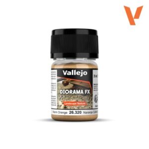 Vallejo DIORAMA FX 35ml Landscape Texture – Warm Orange 0.1-1mm