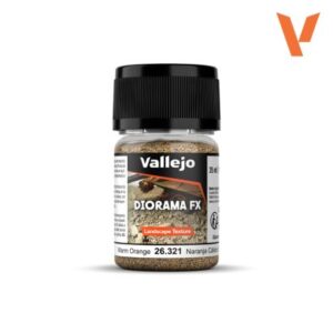 Vallejo DIORAMA FX 35ml Landscape Texture – Warm Orange 0.1-2mm