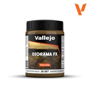 Vallejo DIORAMA FX 200ml Thick Mud - European Mud