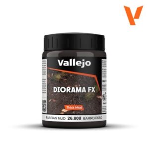 Vallejo DIORAMA FX 200ml Thick Mud - Russian Mud