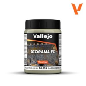 Vallejo DIORAMA FX 200ml Thick Mud - Industrial Mud