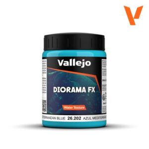 Vallejo DIORAMA FX 200ml Water Texture - Mediterranean Blue