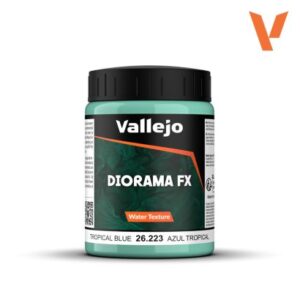 Vallejo DIORAMA FX 200ml Water Texture - Tropical Blue