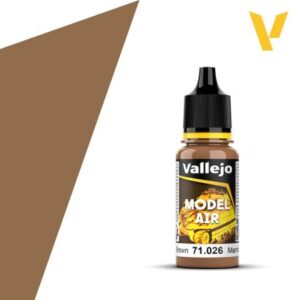 Vallejo MODEL AIR 18ml – U.S. Flat Brown (FS30215)