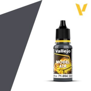 Vallejo MODEL AIR 18ml – Dark Grey Blue (RAL7024)