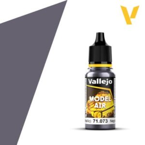 Vallejo MODEL AIR 18ml – Black (Metallic)