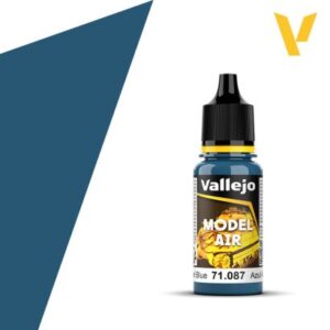 Vallejo MODEL AIR 18ml – Steel Blue (RAL5013)