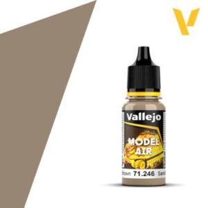 Vallejo MODEL AIR 18ml – Yellow Brown (RAL8031)