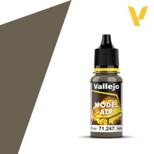 Vallejo MODEL AIR 18ml – Light Olive (RAL6040)