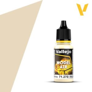 Vallejo MODEL AIR 18ml – Off-White (RAL9001)