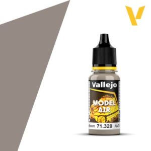 Vallejo MODEL AIR 18ml – Amt-1 Light Greyish Brown