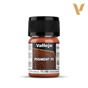 Vallejo Pigment FX 35ml – Burnt Sienna