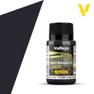 Vallejo WEATHERING FX 40ml - Black Splash Mud