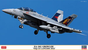 USN "United States Navy" Boeing EA-18G Growler "VAQ-131 Lancers 2022" Carrier-based Electronic warfare fighter jet aircraft