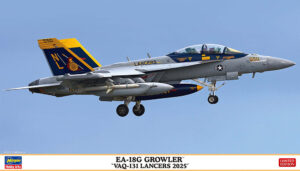 USN "United States Navy" Boeing EA-18G Growler "VAQ-131 Lancers 2025" Carrier-based Electronic warfare fighter jet aircraft