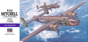 USAAF “United States Army Air Force” NAA North American B-25J Mitchell  Medium bomber aircraft