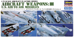 Hasegawa "1:72 Aircraft in action series/Aircraft Weapons 3": U.S. Air-To-Air Missiles