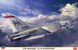 USN "United States Navy" Vought F-8E Crusader "VF-111 Sundowners - USS Oriskany"  Carrier-based air superiority fighter jet aircraft