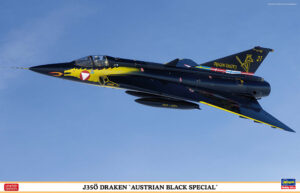 AAF "Austrian Air Force" SAAB J35Ö (Östen) "Austrian Black Special"  Fighter/interceptor jet aircraft