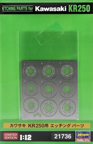 Hasegawa Photo-etched parts for Kawasaki KR250 (KR250A)