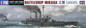 IJN "Imperial Japanese Navy" Vickers Shipbuilding  MIKASA "Battle of the Japanese Sea"  Pre-dreadnought battleship  "Mikasa-class" - Hasegawa Waterline Series