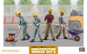 Hasegawa Hobby kits - Construction workers Set A