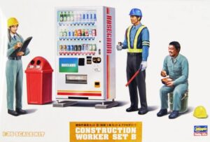 Hasegawa Hobby kits - Construction workers Set B