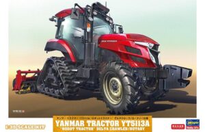 Yanmar YT5113A   4WD Tractor "Robot Tractor + Delta Crawler Track" with rotary tiller 2015
