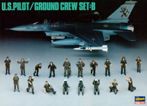 Hasegawa "1:48 Aircraft in action series": U.S. Pilot/Ground crew set B
