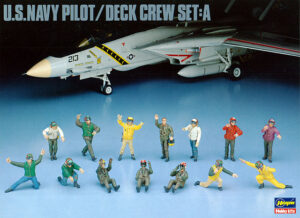 Hasegawa "1:48 Aircraft in action series": U.S. Navy Pilot/Deck crew set A