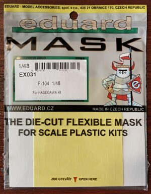 Eduard Die-Cut MASK for Hasegawa Lockheed F-104 1/48 kit